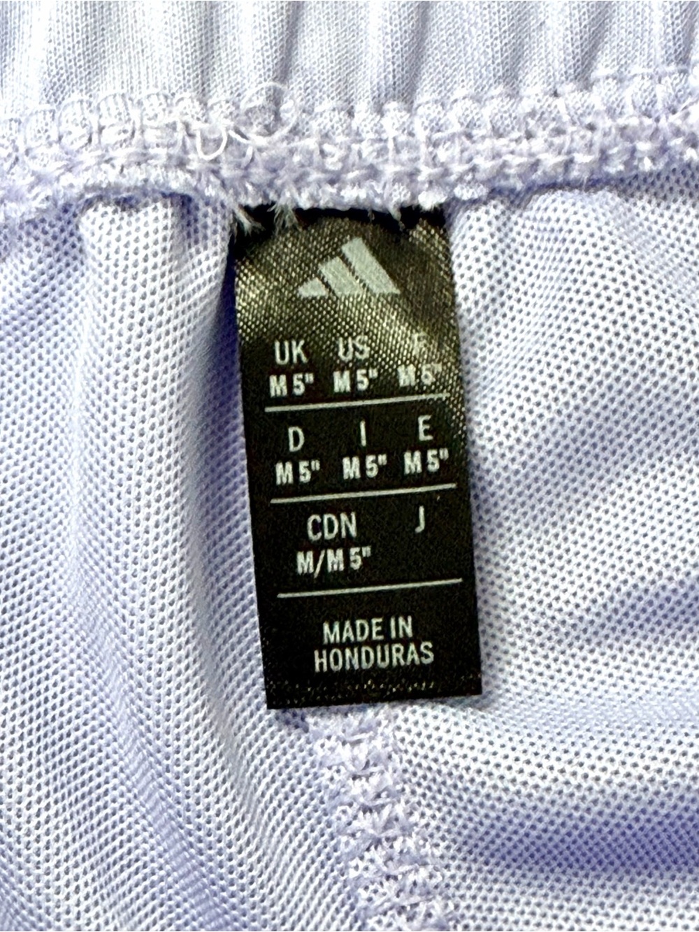Adidas Women's Pacer Essentials Knit High-Rise Shorts 5” Lavender JC9582 Size M - Picture 9 of 10